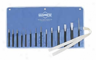 14 Pc. Punch And Chisel Set