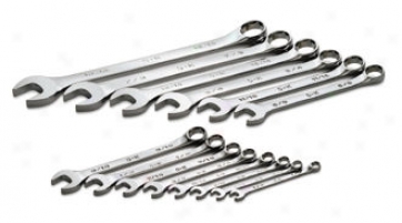 14 Piece Superkrome Fractional Combination Wrench Set