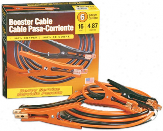 16 Ft 6-gauge Heavy Duty Booster Cable