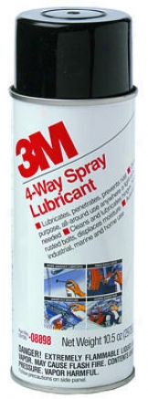 3m 4-way Multi Purpose Spray Lubricant (10.5 Oz.)