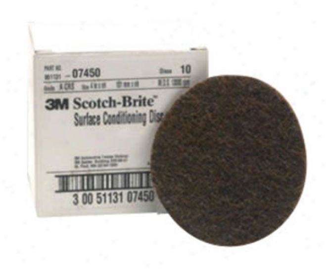 3m Scotch-brite? Surface Conditioning Discs - 4'' Coarse/brown 10-pack
