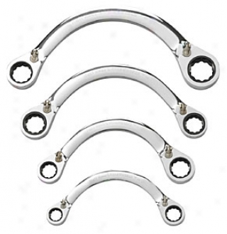 4 Piece Half Month Reversible Gearwrench Fractional Set