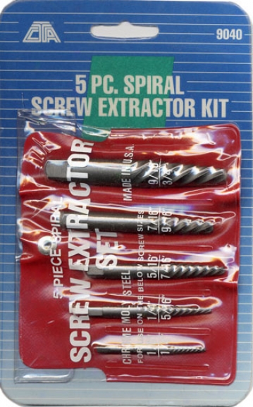 5 Pc. Spira1 Screw Extractor Kit