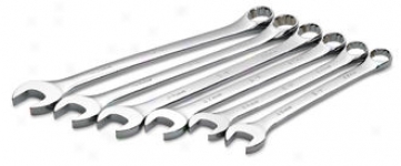 6 Piece Superkrome Metric Combination Wrench Set