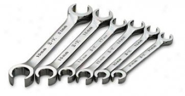 6 Piece Superkrome Metric Flare Nut Wrench Set