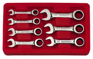 7-piece Fractional Stubby Combination Gearwrench? Set