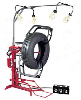 Air Powered Full Circle Tire Spreader For Trucks