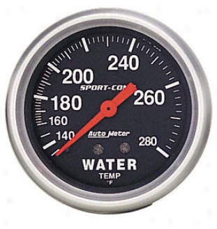 Auto Meter Sport-cojp 2-1/16'' Water Temp. Mechanical Gauge