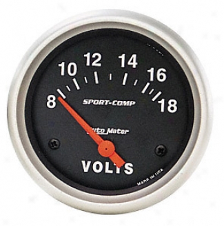 Auto Meter Sport-comp Voltmeter Electric Gauges