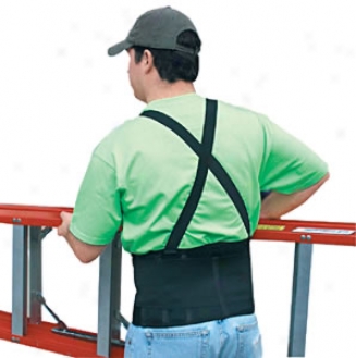 Back Support With Suspenders - Large