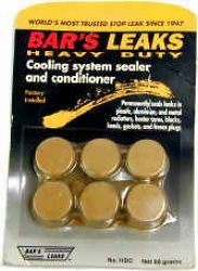 Bar's Leaks Heavy Duty Cooling System Sealer (60 Grams - Tablets)