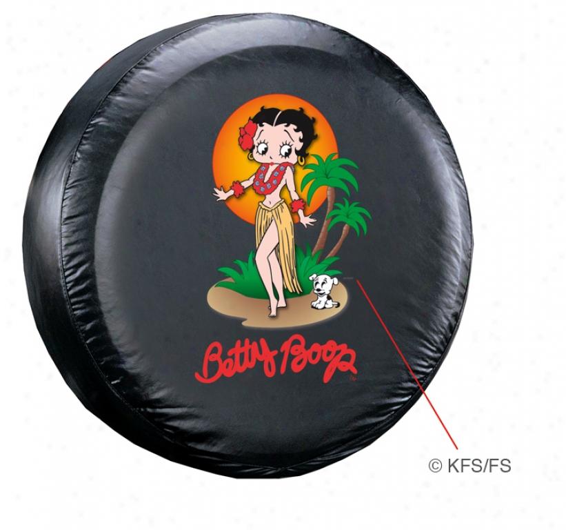 Betty Boop Aloha Spare Tire Cover