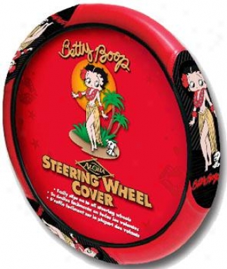 Betty Boop Aloha Steering Wheel Cover