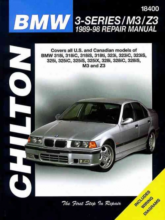 Bmw 3-series, M3 & Z3 Chilton Manual (1989-1998)