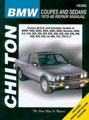 Bmw Copues & Sedans Chilton Manual (1970-1988)