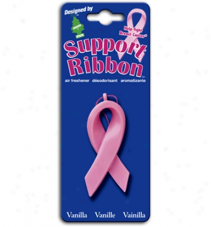 Breast Cancer Support Ribbon Air Freshener