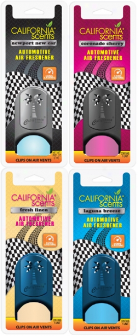 California Scents Vent Clip-on Air Fresheners
