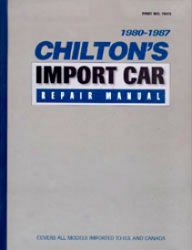 Chilton Import Car Repair Manual (1980-1987)