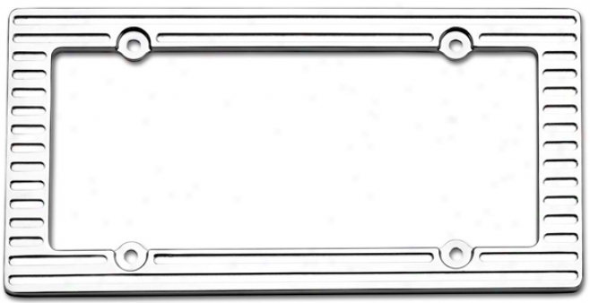 Chrome Plated Alloy Permit Plae Frame
