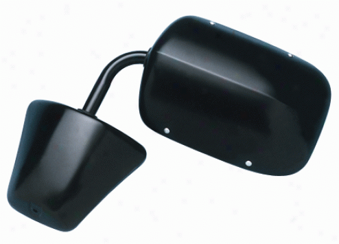 Cipa Gmc/chevy Oe Style Side Sight Black Replacement Mirror
