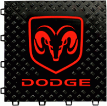 Dodge Interlocking Garage Floor Tiles