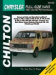 Dodge & Plymouth Vans Chilton Manual (1967-1988)