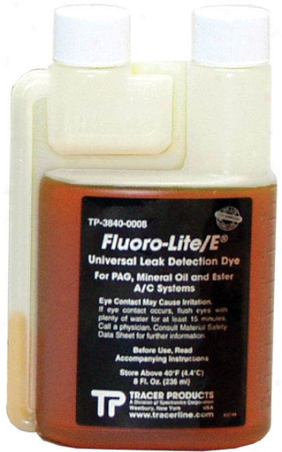 Flouro-lite Universal/poe A/c Dye - 8 Oz. Bottle