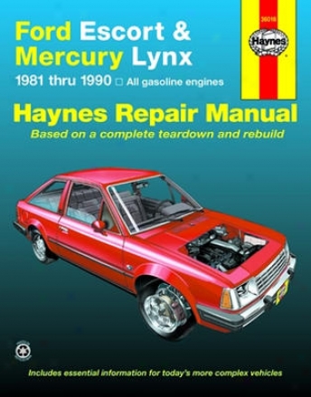 Ford Escort & Mercury Lynx Haynes Repair Manual (1981-1990)