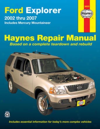 Haynes repair manual ford explorer free download