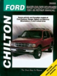 Ford Ranger/explorer & Mercury Mountaineer (1991-99) Chilton Manual
