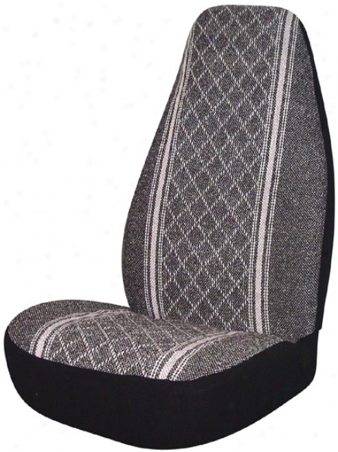 Gray Diamond-back Universal Bucket Seat Cover (pair)