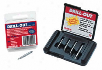 Hellcoil Micro Drill-out? Power Bolt/scr3w Extractor- 4 Piece Kit
