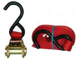 Highland 13' Ratchet Tie Down With Coated Hook