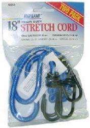 Highland 18'' Onerous Duty Stretch Cord (2 Pack)