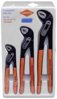 Knipex 3 Pc. Alligator Pliers In Tray - 7''-10''-12''