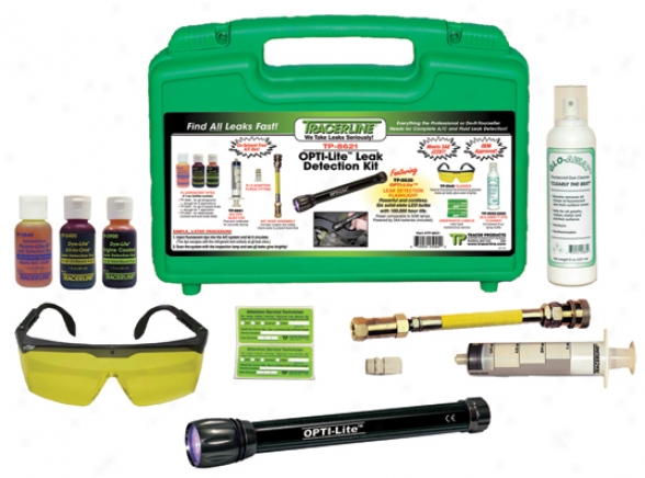Leakfinder Starter Kit With Syringe Injector By Tracerline