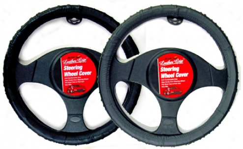 Leather Grasp Steering Wheel Cover