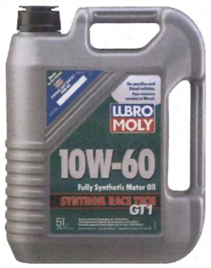 Lubro-moly Synthoil Race Tecy Gt1 10w-60 Motor Oil (5 Liter)