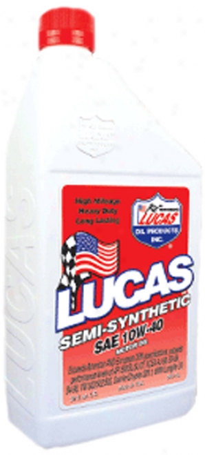 Lucas 10w40 Semi-synthetic Motor Oil (1 Qt.)