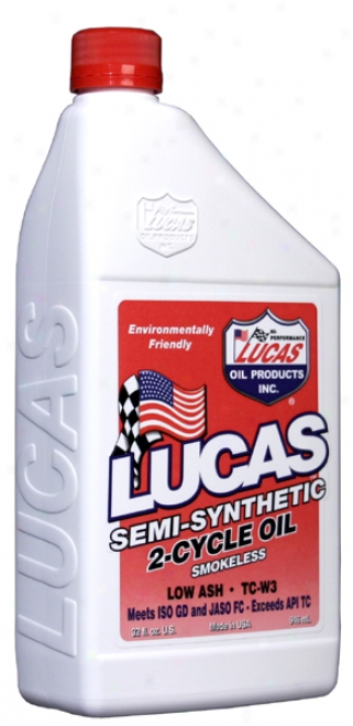 Lucas Semi-synthetic 2 Cycle Racing Oil (1 Qt.)