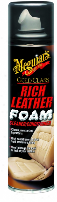 Meguiar's Gold Class Ric hLeather Foam Cleaner/conditioner