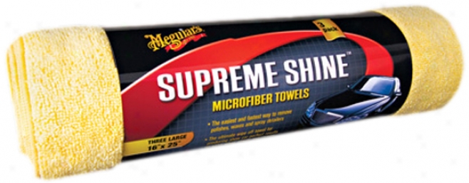 Meguiar?s Supreme Shine Microfiber Towel (3 Burden)