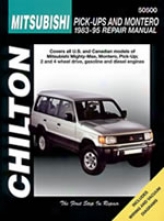 Mitsubishi Pick-ups/montero (1983-95) Chilton Manual