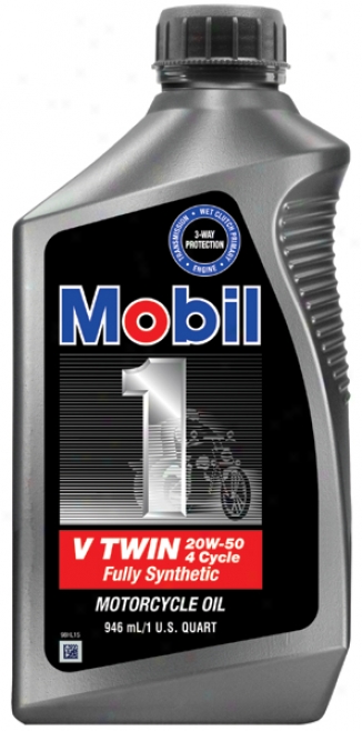 Mobil 1 V Twin 20w-50 Motorcycle Oil