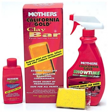 Mothers California Gold Clay Bar Paint With exception System