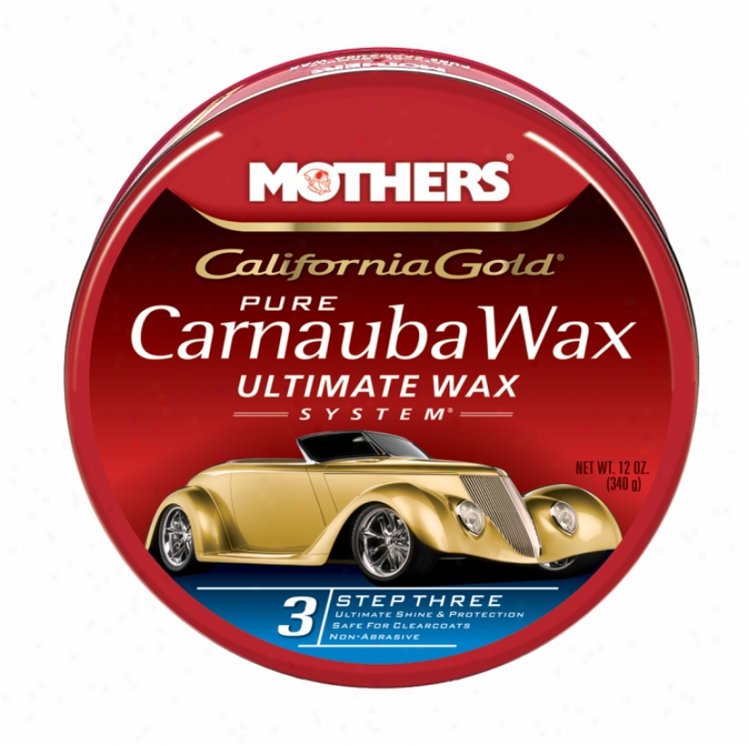 Mothers Californa Gold Natural Form Pure Carnauba Wax - Phase 3