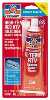 Permatdx High-temp Red Rtv Silicone Gasket Maker (3 Oz.)