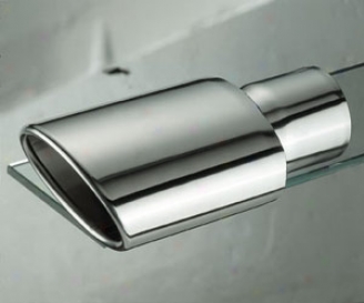 Ractive 2?'' Oval Exhaust Tip (polished Stainless)