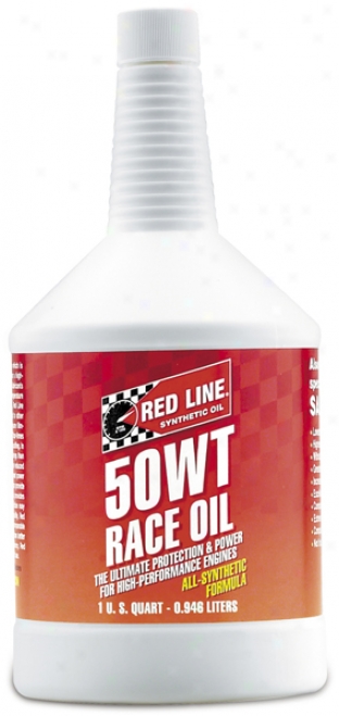 Red Line 50wt Synthetic Racing Oil (1 Qtt.)
