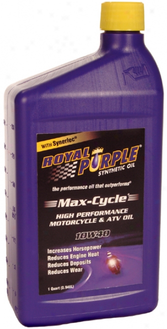 Royal Purple 10w40 Max-cycle Motorcycle & Atv Motor Oil (1 Qt.)